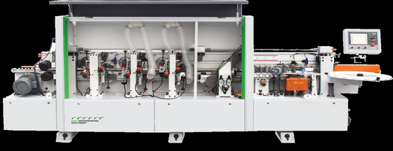 Máquina automática de colagem de bordas de 10,3 kW para móveis de madeira de 60 mm de espessura